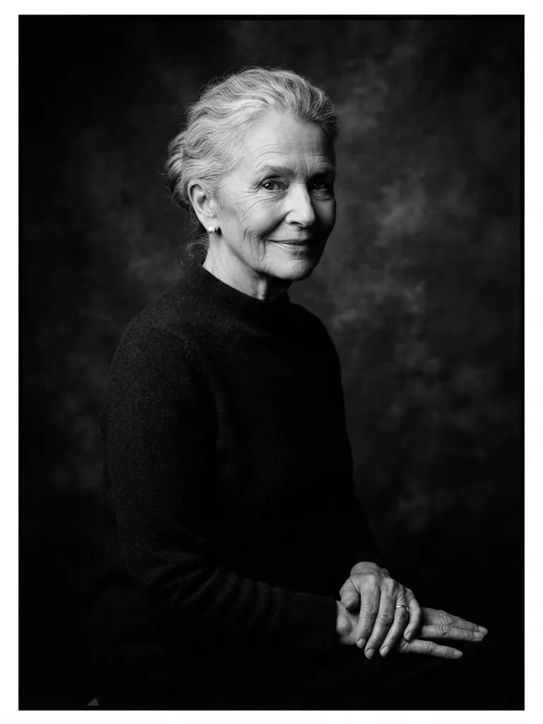 AI-generated portraits example — Classic black & white, made with Nano Banana 2 Lite on BananaBanana