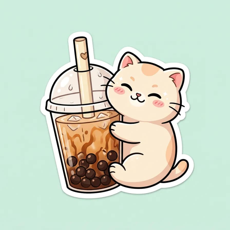 Stickers AI prompt examples — generated on BananaBanana