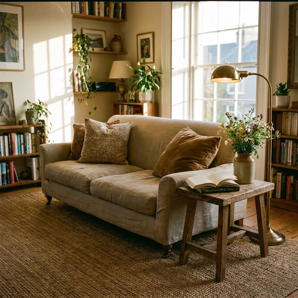 Living room scene, Nano Banana Pro