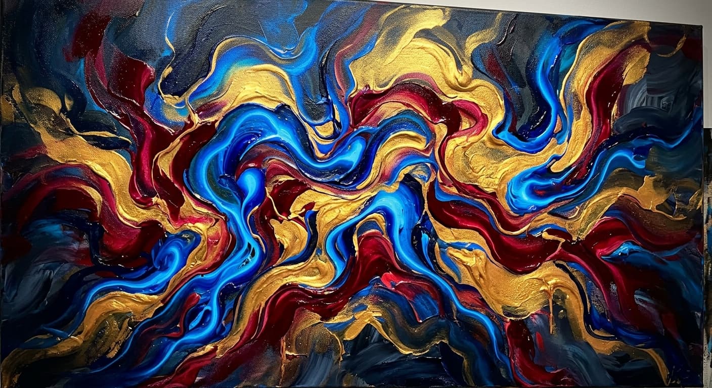 AI-generated abstract artwork — BananaBanana text to image